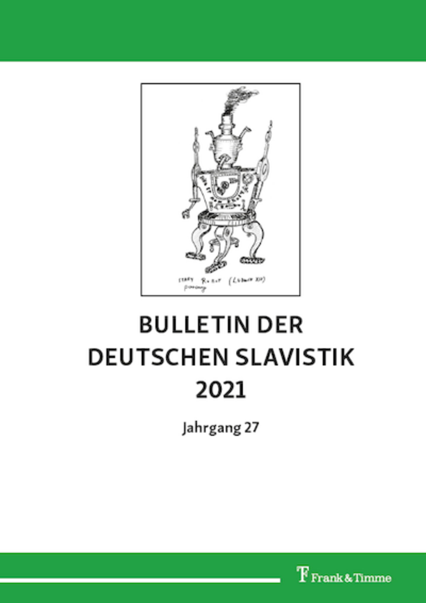 Bulletin der deutschen Slavistik 27 (2021)